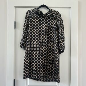 J Crew Silk Geometric Mini Dress